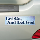 Al-anon - Laat God gaan Bumpersticker (Op auto)