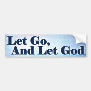 Al-anon - Laat God gaan Bumpersticker