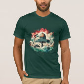 Al-Aqsa moskee, Save Gaza - Vector T-shirt ontwerp (Voorkant)