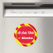 Al Ask Uhh Red/Yellow Magnet Magneet (Insitu (Vaatwasser))