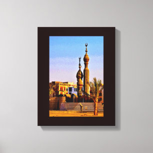 Al Balad Mosque Canvas Afdruk