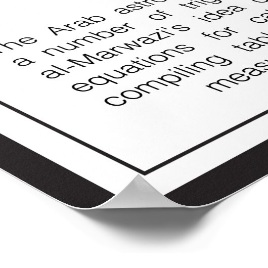 Al-Battani Poster (Hoek)