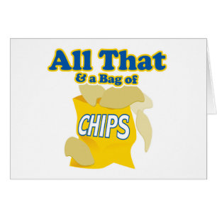 Al dat en een tas met chips