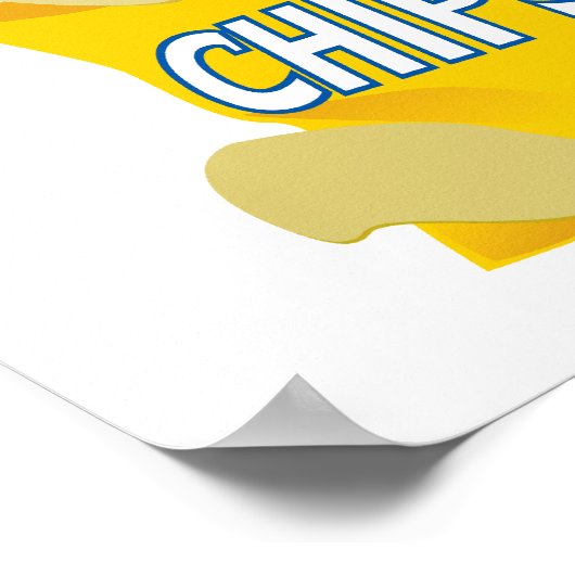 Al dat en een tas met chips poster (Hoek)