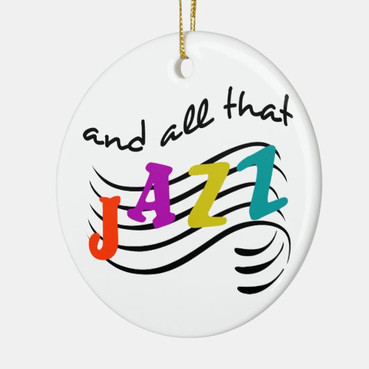 Al dat Jazz Keramisch Ornament (Links)