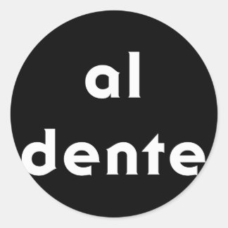 Al Dente Pasta Ronde Sticker