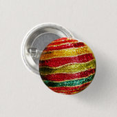 Al die glitters ronde button 3,2 cm (Voorkant /achterkant)