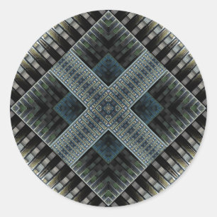 Al die glitters ronde sticker