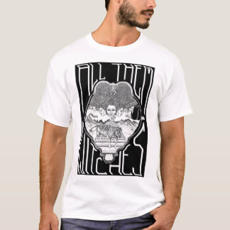 Al die heksen ATW zwart-wit. T-shirt
