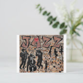 AL DIE JAZZ BRIEFKAART (Staand voorkant)