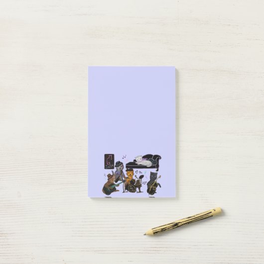 Al die Jazz Post-it® notes (Op bureau)