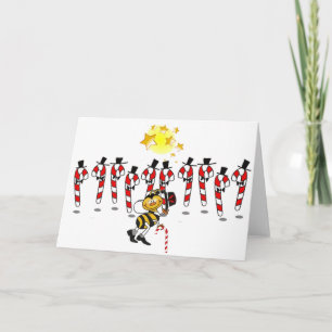 Al die Jazzy Bee Feestdagen Kaart