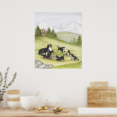 Al die pups. poster (Keuken)