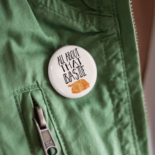 Al die Thanksgiving Turkije Ronde Button 5,7 Cm