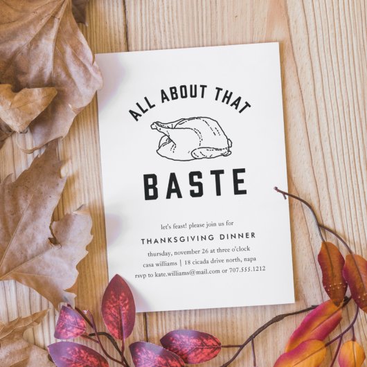 Al die Thanksgiving van Baste Kaart