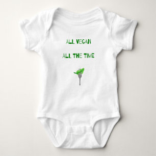 Al die tijd - Pro Vegan Baby Humor Romper