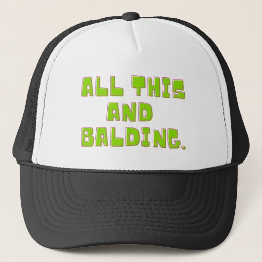 Al dit en Balding Trucker Pet (Voorkant)