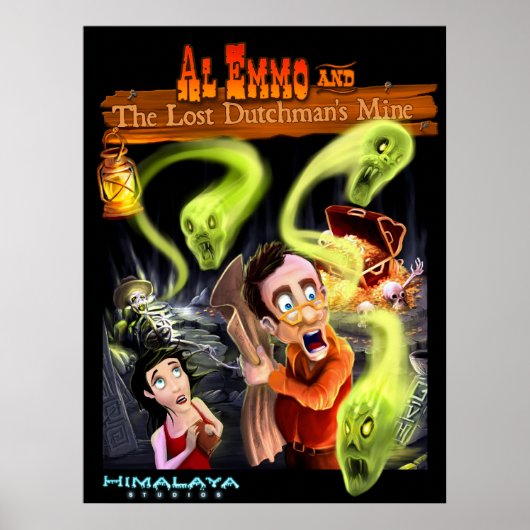 Al Emmo en het Lost Dutchman's Mine Poster (Voorkant)