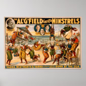 Al Field Greater Minstrels 1905 Poster (Voorkant)