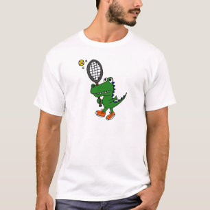 AL- Funny Gator-speltennis T-shirt