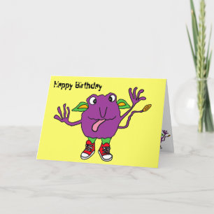 AL- Funny Tickle Monster Verjaardag Kaart