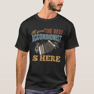 Al goed De beste accordeonist is hier accordeon M T-shirt