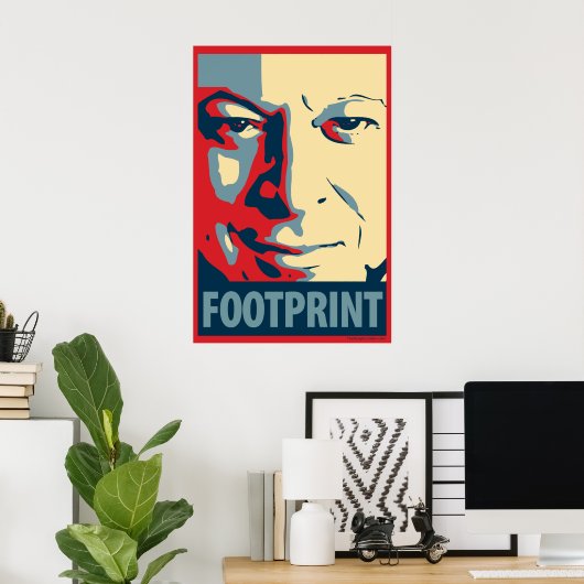 Al Gore - Empreinte : Affiche OHP (Bureau à domicile)