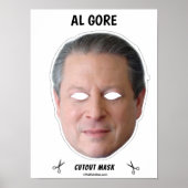 AL GORE Halloween Masker Poster (Voorkant)