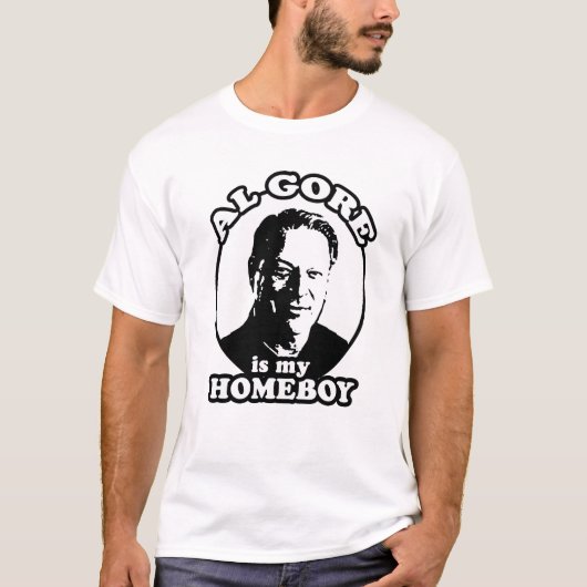 AL GORE IS MIJN HOMEBOY T-SHIRT (Voorkant)