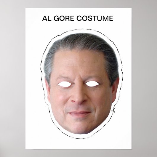 Al Gore Kostuum Poster (Voorkant)