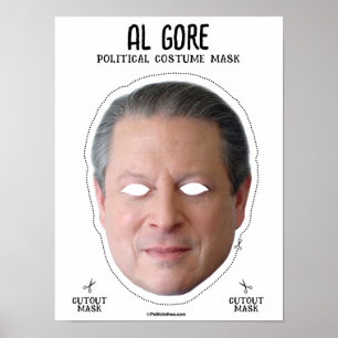 Al Gore kostuummasker Poster