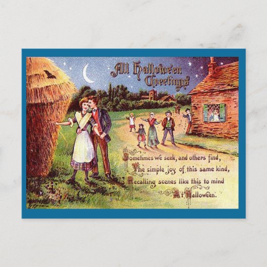 Al Halloween Greeting Couple Briefkaart (Voorkant)