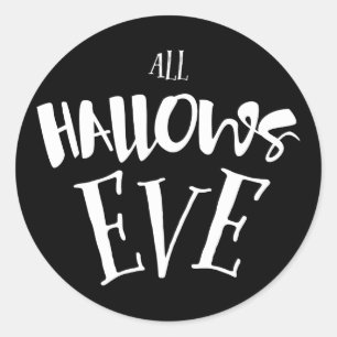 Al Hallow's Eve Halloween Soirée Ronde Sticker