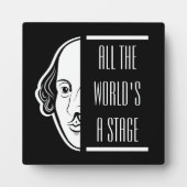 Al het podium van Shakespeare citeert de theater Fotoplaat (Voorkant)