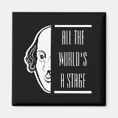 Al het podium van Shakespeare citeert de theater Magneet (Voorkant)