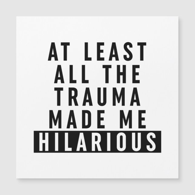 Al het trauma maakte me hilarisch (Voorkant)