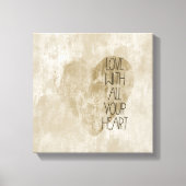 Al je hart goud canvas afdruk (Voorkant)