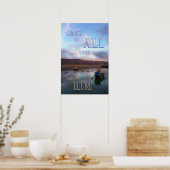 Al je zorg op hem af zetten poster (Keuken)