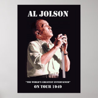Al Jolson op het Poster van Tour
