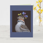 Al la carte de moineau (Fleur jaune)