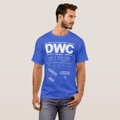 Al Maktoum International Airport DWC T-shirt (Voorkant volledig)