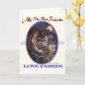 Al mijn beste vrienden houden van feeën uploaden kaart (Gele Bloem)