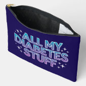 Al mijn diabetes spullen etui (Open)