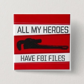 Al mijn Heros Vierkante Button 5,1 Cm