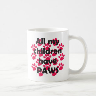Al mijn kinderen hebben pokken koffiemok