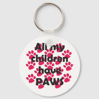 Al mijn kinderen hebben pokken sleutelhanger