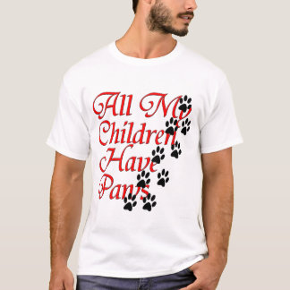 Al mijn kinderen hebben pokken t-shirt