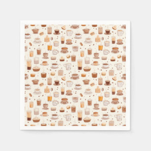 Al mijn koffie patchwork quilt patroon No5 Servet