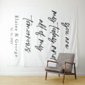 Al mijn Tomorrows Wedding Photo Prop Backdrop Wandkleed (In Situ (horizontaal))