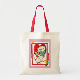 Al mijn Valentijn Cool Cat Canvas Canvas tas